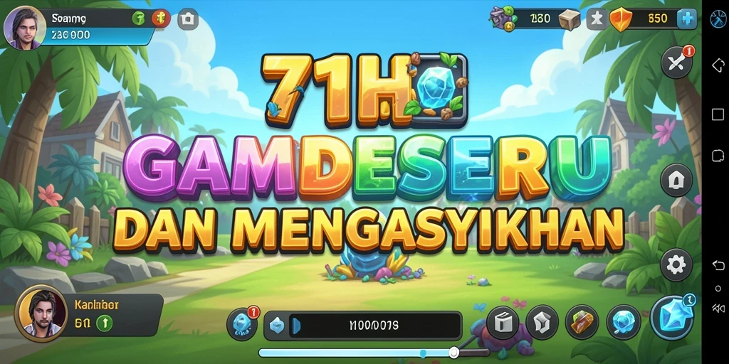 Tampilan gameplay Idle yang menawan dan santai dari 71H.