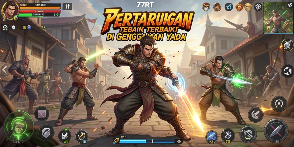 Screenshot 77RT menampilkan gameplay Fighting yang mendebarkan.