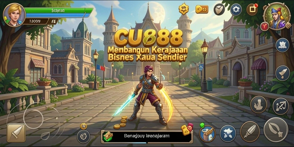 Tampilan menarik dari gameplay CU888 yang mencerminkan dunia Tycoon.