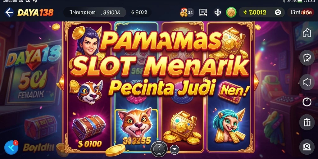 Tampilan menarik dari gameplay slot di DAYA138.