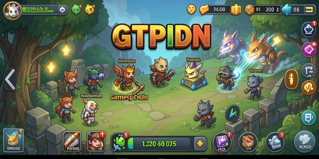 Screenshot GTPIDN menampilkan gameplay yang santai dan menarik.