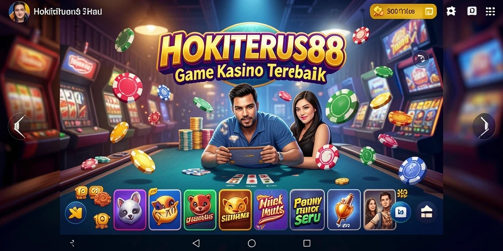 Tampilan gameplay HOKITERUS88 yang menarik dan menegangkan.