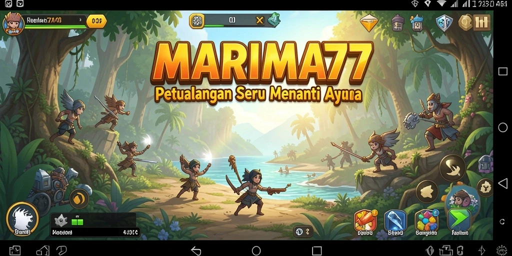 Gameplay yang menarik dan visual menawan dalam MARIMA77.