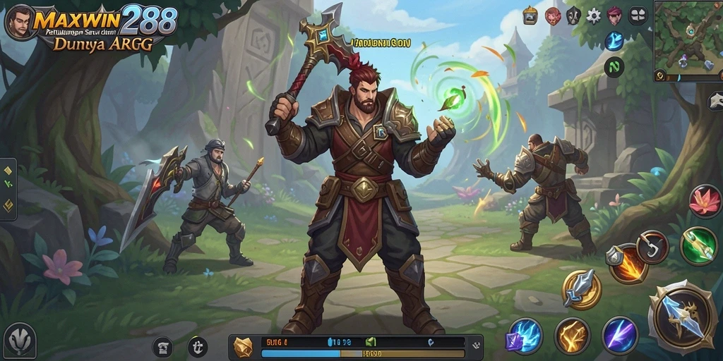 Tampilan gameplay seru dalam <strong>MAXWIN288</strong> dengan aksi pertarungan mendebarkan.