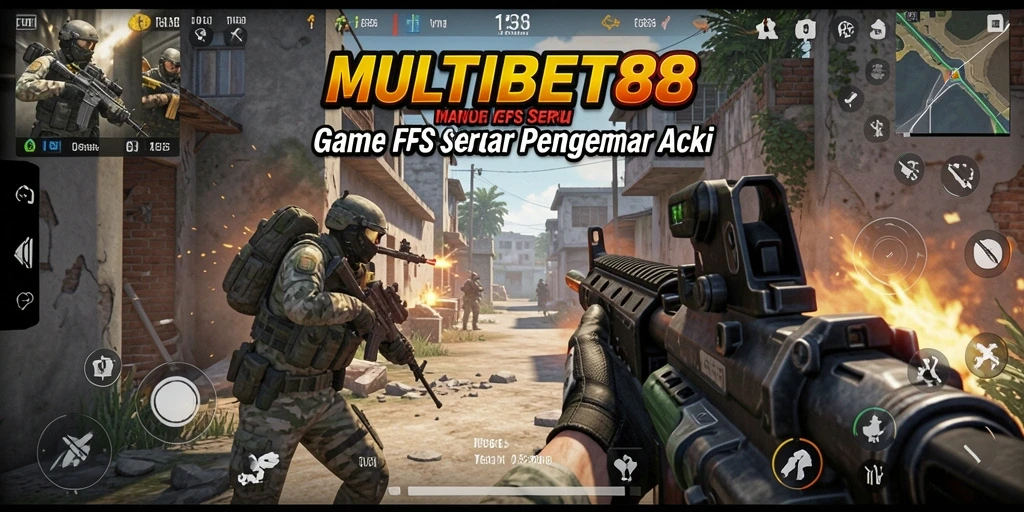 Tampilan aksi mendebarkan dari gameplay MULTIBET88.