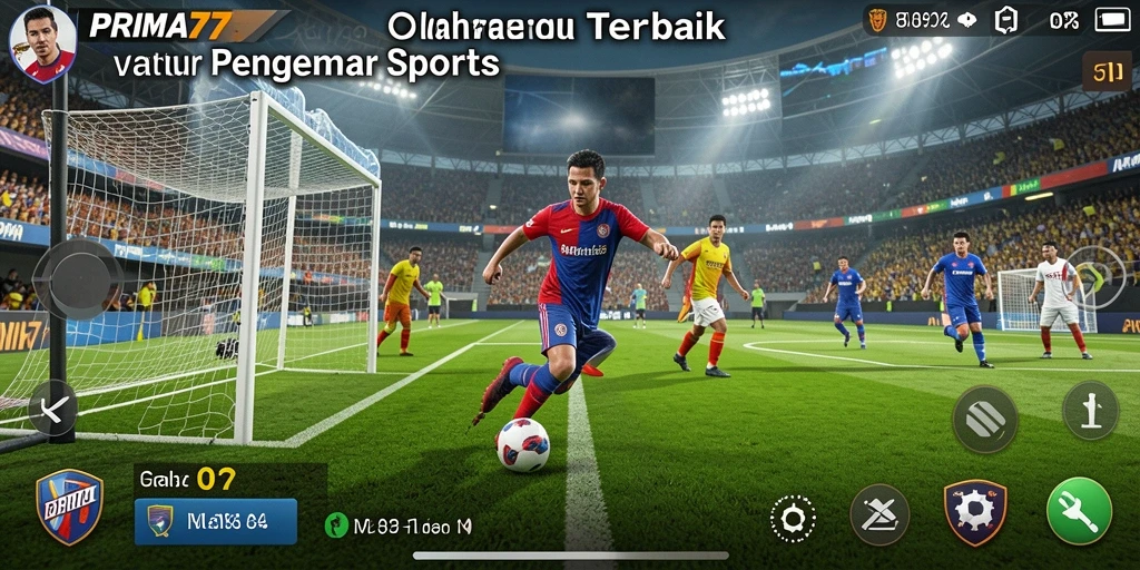 Screenshot gameplay PRIMA77 menampilkan berbagai cabang olahraga yang seru.