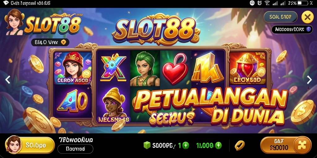 Gameplay SLOT88 yang penuh petualangan dan tantangan yang menarik.