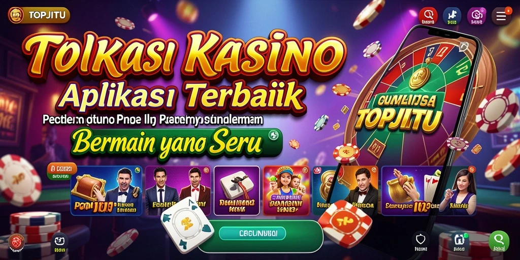 Tampilan utama gameplay Kasino di TOPJITU yang menarik dan interaktif.