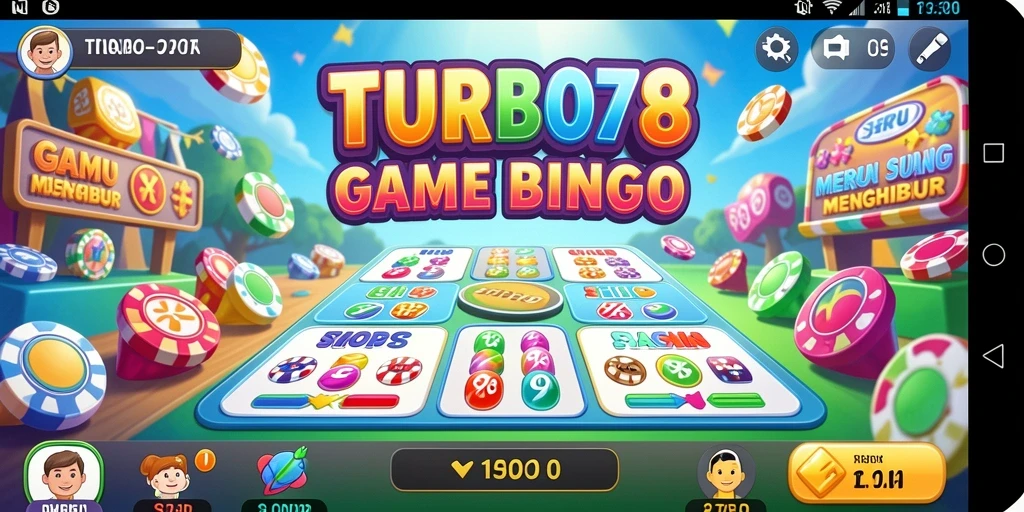 Tampilan gameplay TURBO78 yang menarik dan seru di Bingo.