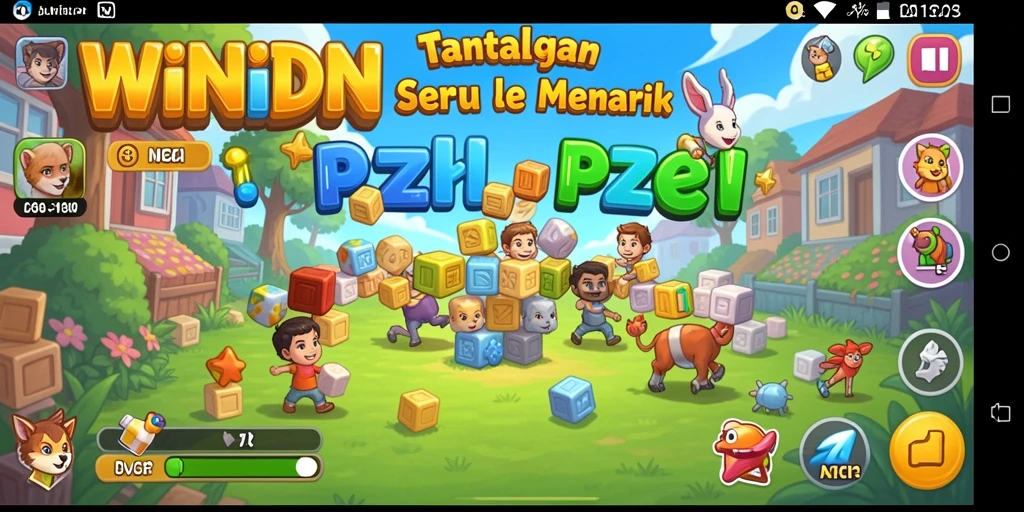 Tampilan gameplay yang menarik dan penuh tantangan dari WINIDN.
