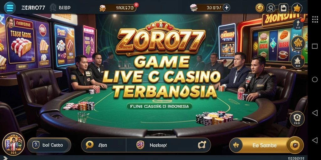 Gameplay ZORO77 menunjukkan pengalaman Live Casino yang menegangkan dan interaktif.